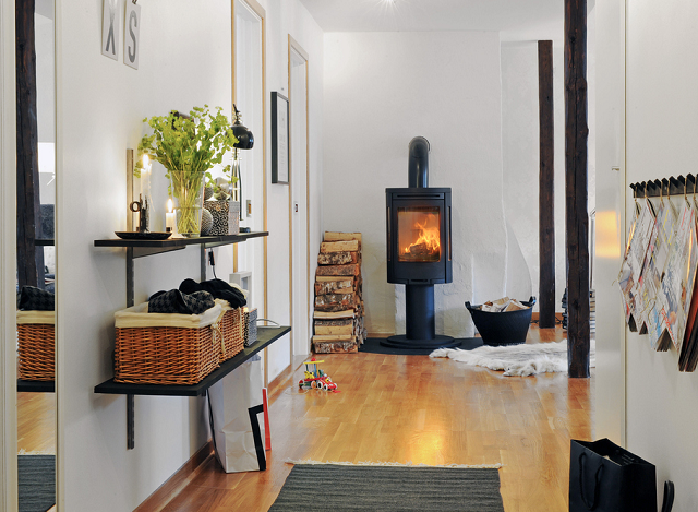 chimenea calida enrada salones