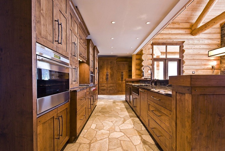 cocina de madera estilo rustico cocina madera estilo rustico moderna