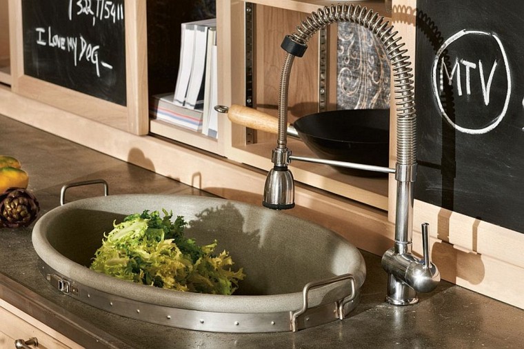 lavabo tradicional muy moderno cocinas tradicionales lavabo moderno ideas pizarra