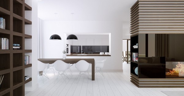 comedor de estilo moderno con mesa minimalista comedor lujoso moderno minimalista blanco