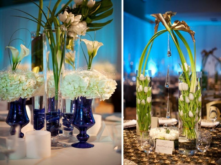 copas flores plantas mesa copas