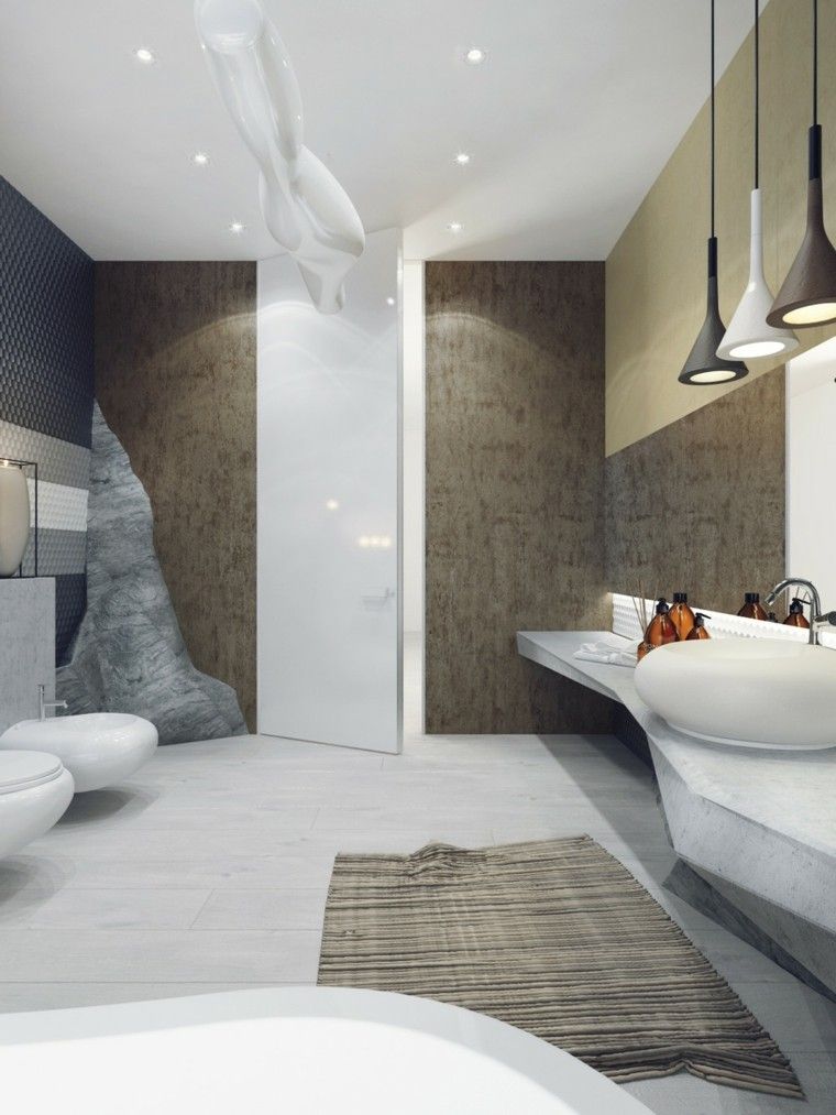 cuartos baño lujosos modernos diseño