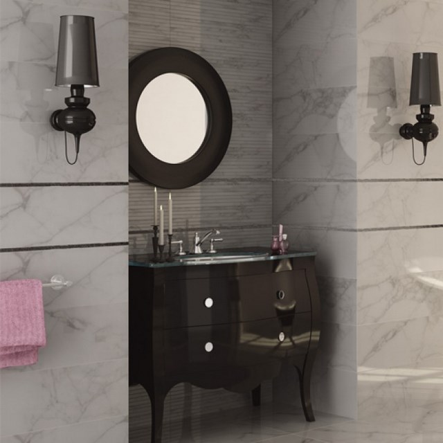cuartos de baño espejo lamparas mueble toalla