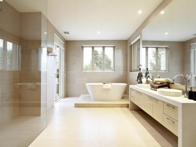cuartos de baño luces brillante bañera luces led