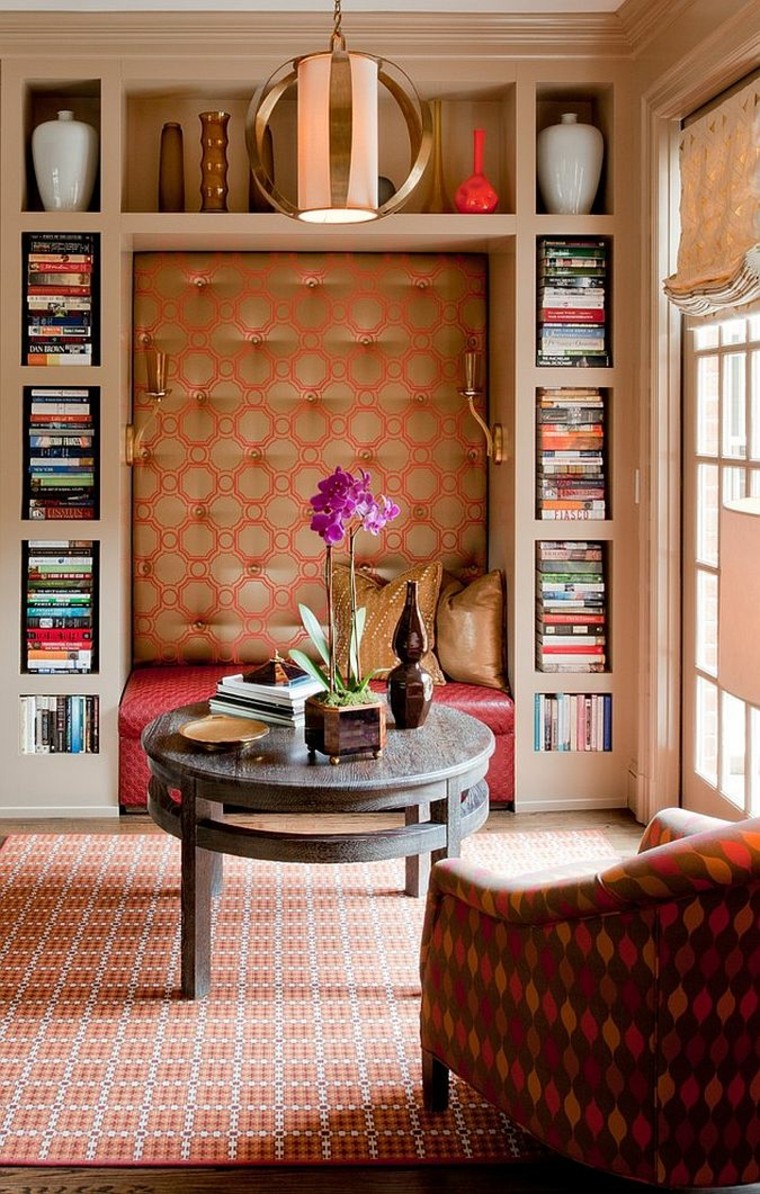 decoración de interiores para lecturas jarron flores mesa