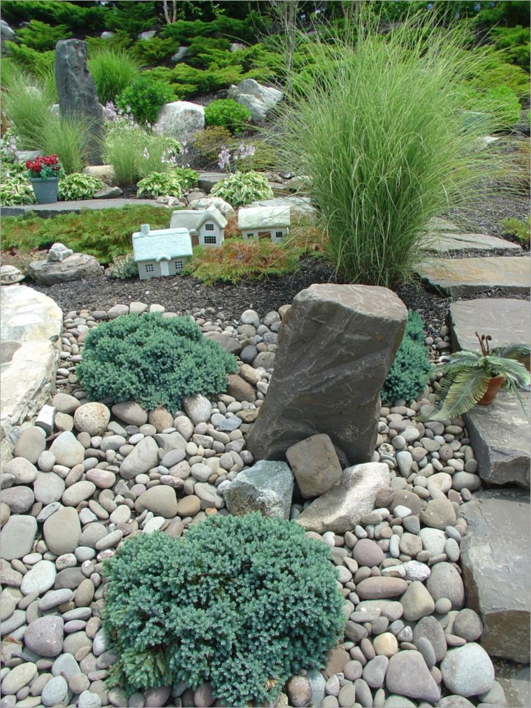 decoracion rocas de jardines paisaje