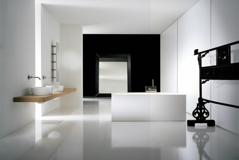 estupendo baño estilo moderno minimalista
