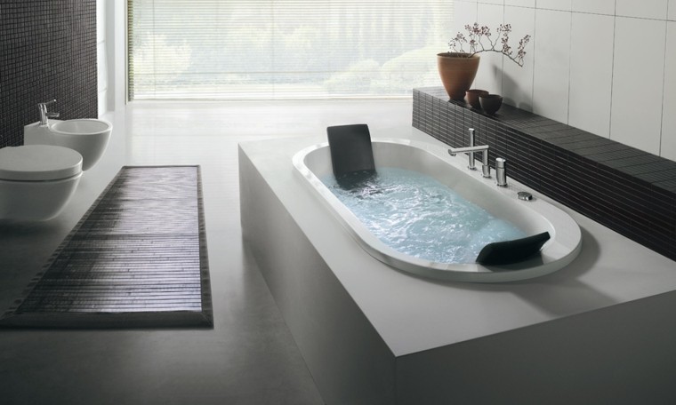 estupendo baño moderno bañera zen