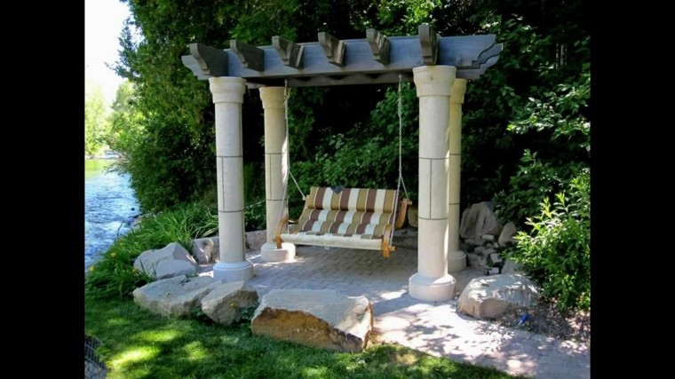 Pergolas jardin de madera, una zona de recreo ideal