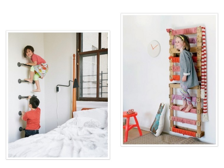 guarderia con creatividad escalera madera niños
