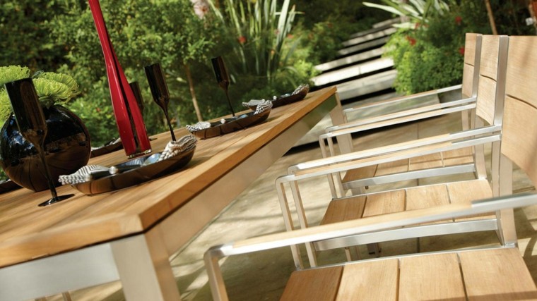hora teca madera muebles ideas geniales