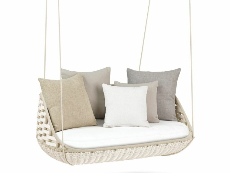 ideas creativas y mobiliario sofa tejido almohadas