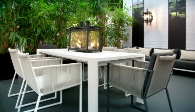 ideas farol mesa jardin bonitas blanco negro modernos