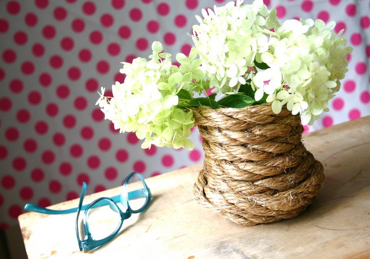 jarrón pequeño con flores muy bonito ideas jarron pequeno hecho mano original flores