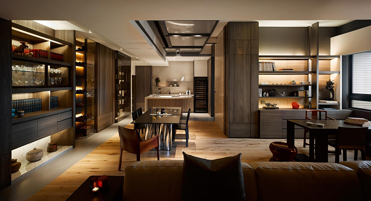 ideas originales muebles armarios madera moderno 