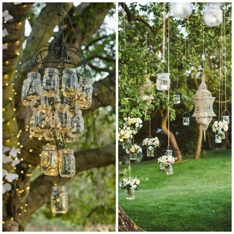 iluminacion jardines linternas luces diy