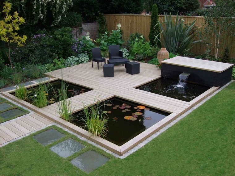jardin y decoracion sillas loto agua muebles