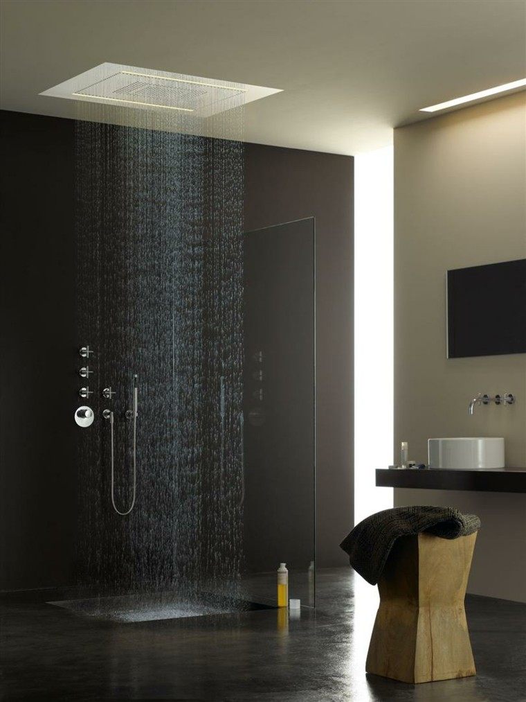 lluvia estilo lujo baño moderno