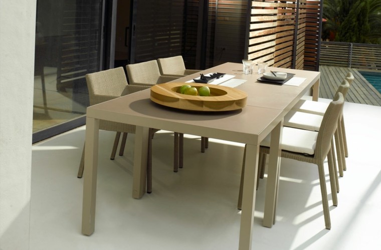mesa decoracion exterior moderno exterior