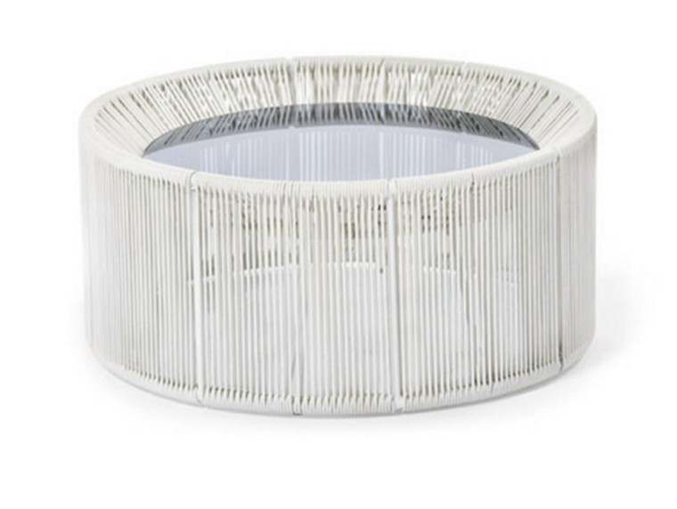 mesa diseño blanca moderan ideas jardin cafe