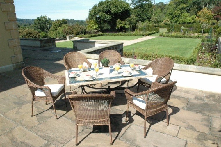mesa con encimera de mñarmol mesas jardin muebles pies acero encimera resistente marmol