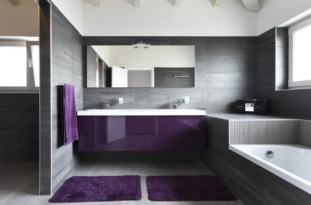 moderno gris toalla estilo mozaico