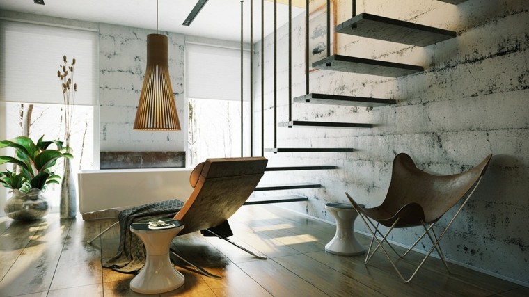muebles baño silla piel marrón