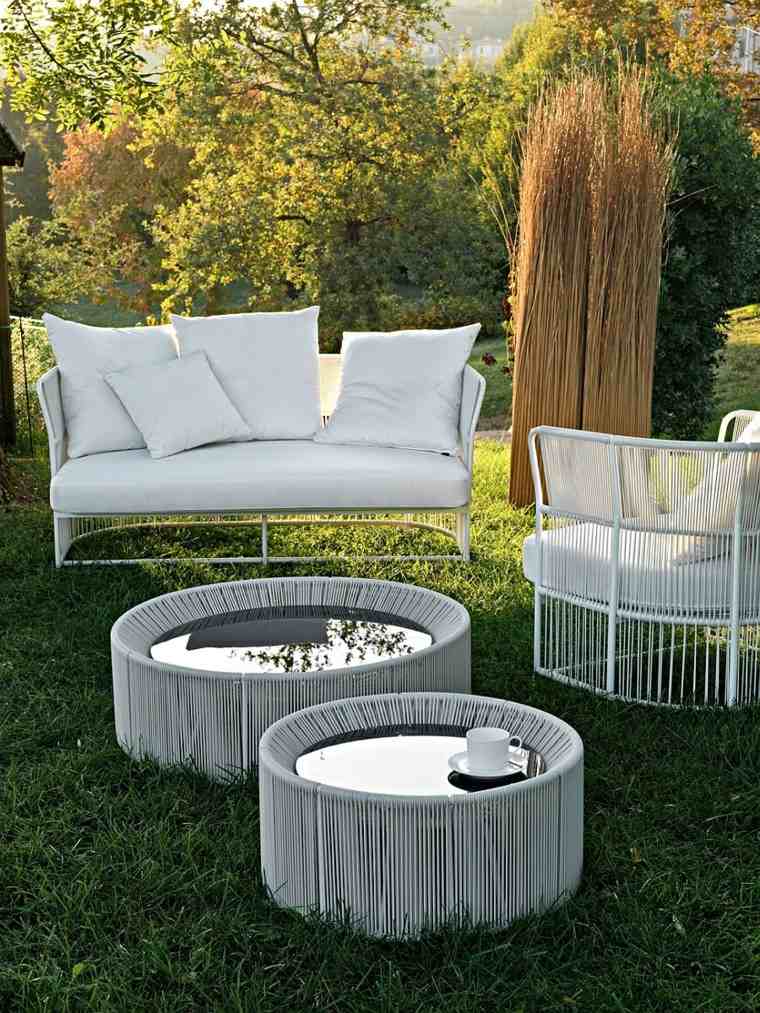 muebles de diseño exterior sofa mesas moderno cristal