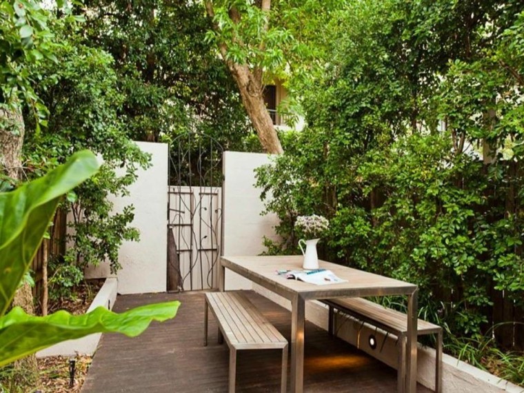 muebles madera ideas bonitas patio bancos