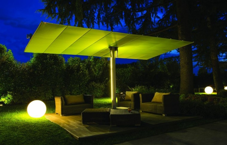 parasol color verde moderno