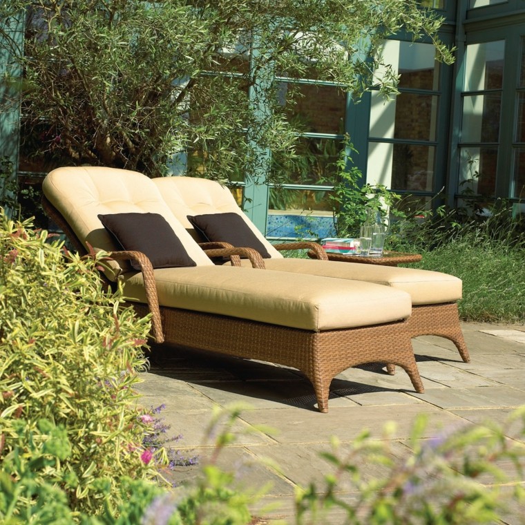 patio lajas cojines ajustable elegantes