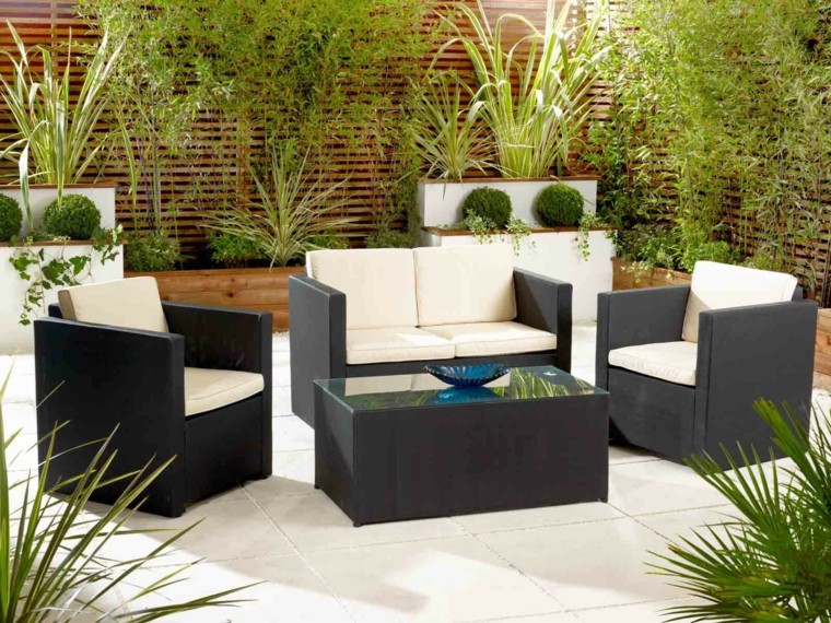 patio oasis muebles lista madera decoracion