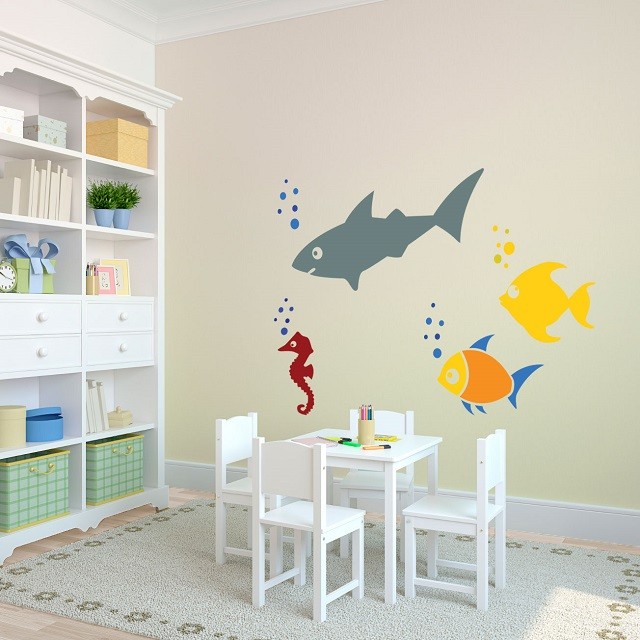 peces chicos decoración interior muebles  sillas