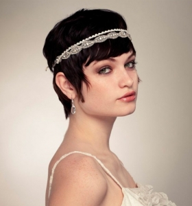 Peinados de novia con flequillo - más de 50 ideas espectaculares