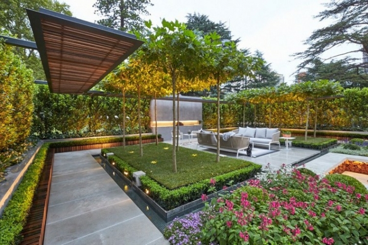 Pergolas jardin de madera, una zona de recreo ideal