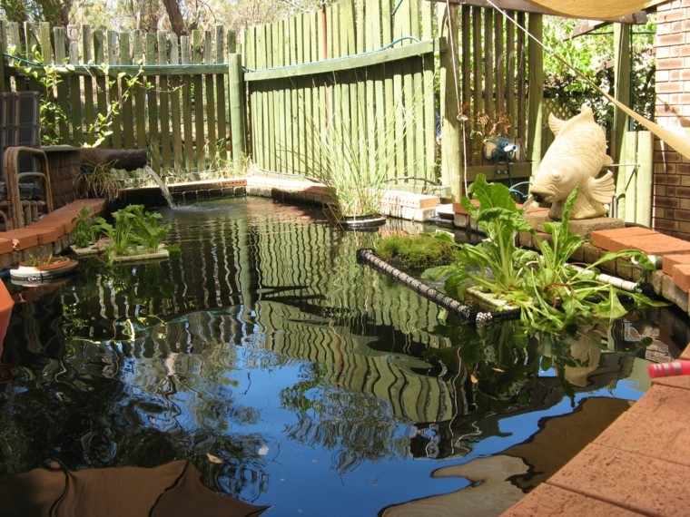 piscina estanque pequeño jardin bio