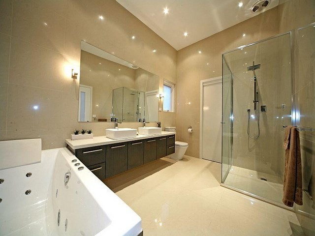 plantas muebles madera led cristal