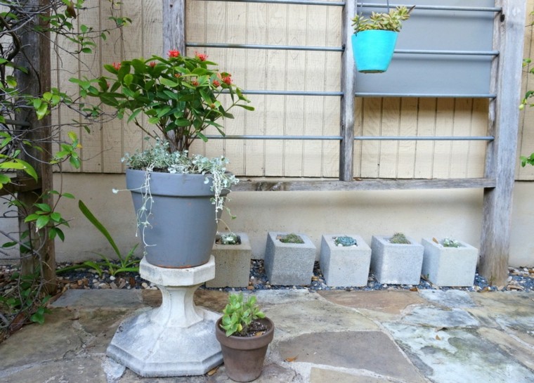 Estilo en el jardín con enrejados para plantas trepadoras