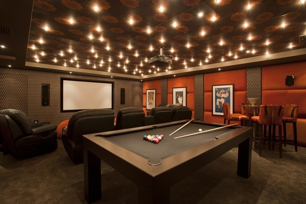 sala juegos billar diseño moderno