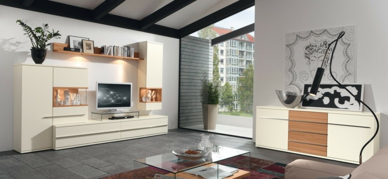 salon moderno apartamento urbano ideas modernas 