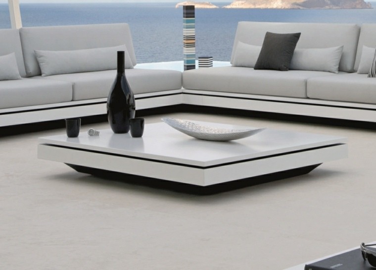 salones accesorios jarron mesa moderna