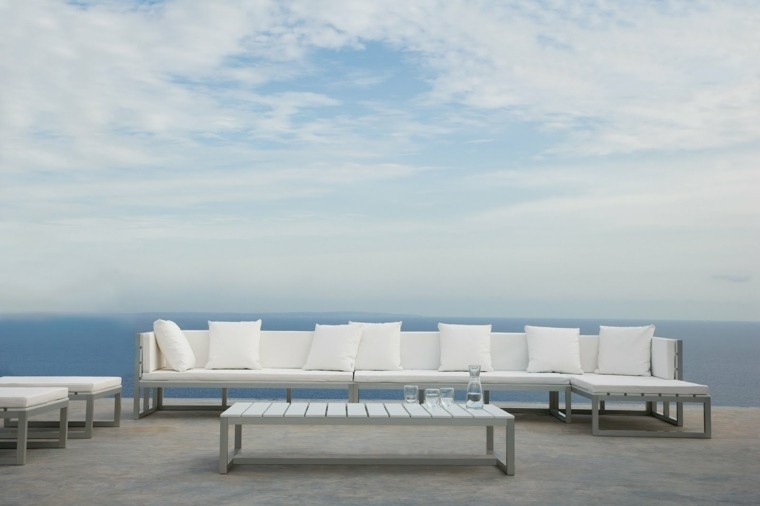 salones blanco moderno decoracion contemporanea
