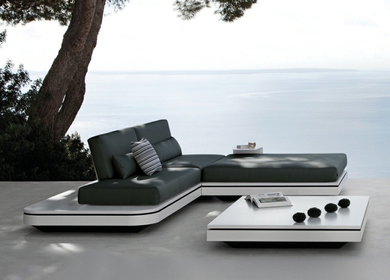 salones moderno exterior canape terraza oceano