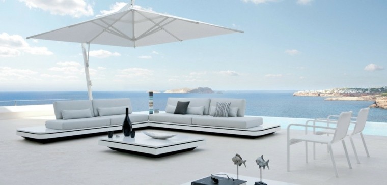 salones moderno sombrilla exterior mar