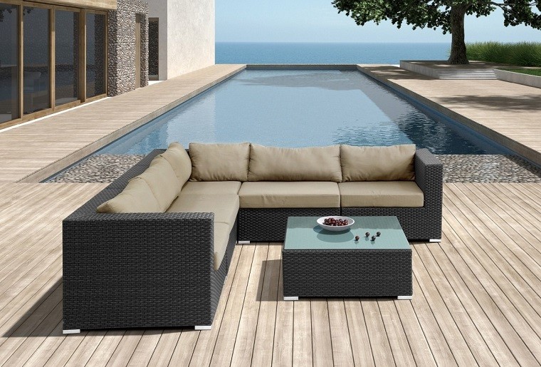 saofa seccional contemporaneo piscina fibra