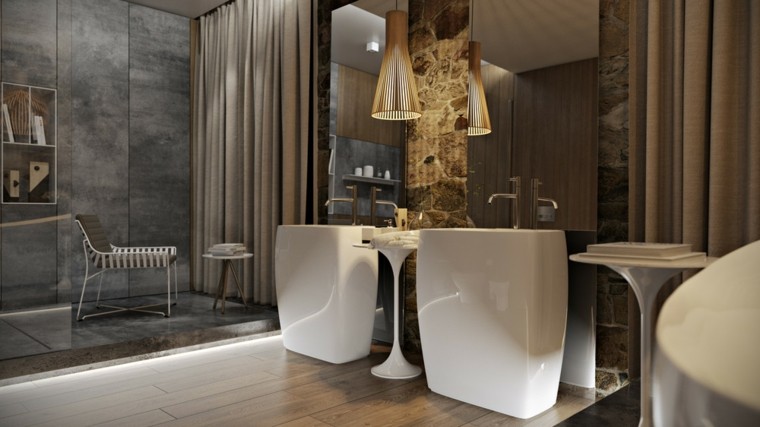 silla moderna lavabos diesño minimalista