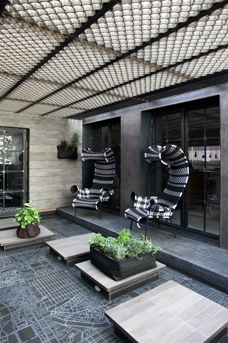 sillas originales diseño espacios aire libre ideas