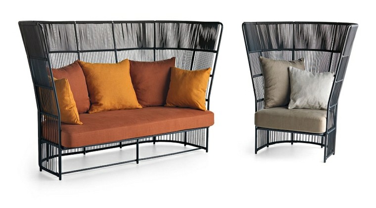 sillas sofa coleccion diseño ideas moderno negro