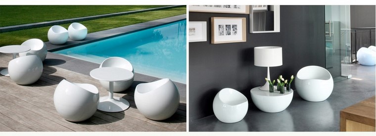 sillones blancos de diseño sillon relax blanco ideas moderno estilo diseno