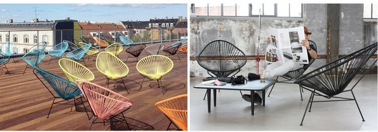 sillones de colores vibrantes de diseño sillon relax colores vibrantes negro ideas elegante